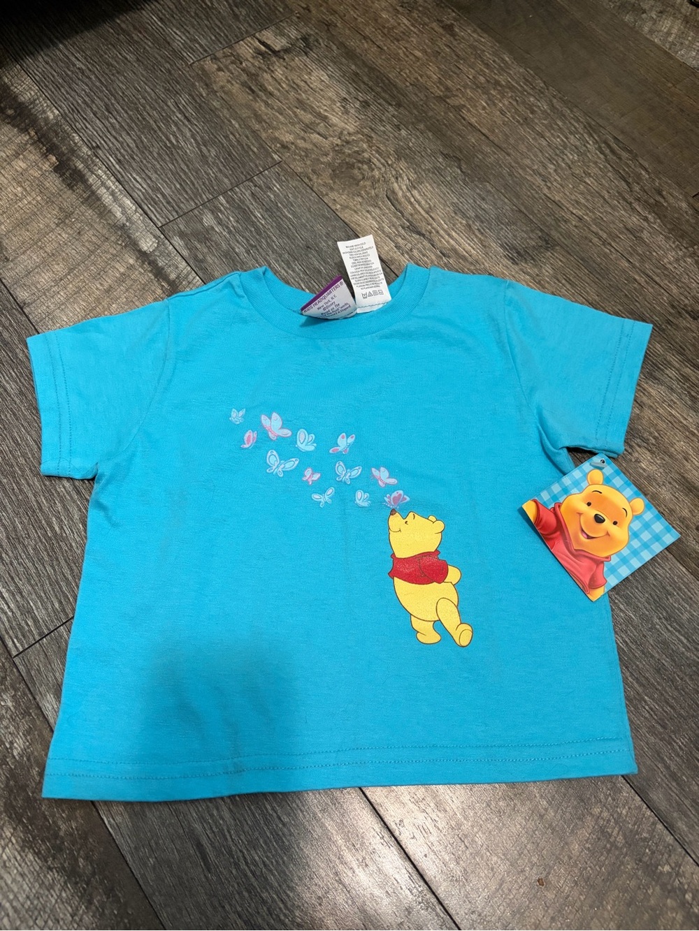 Winnie the Pooh Blue girls size 4t shirt
